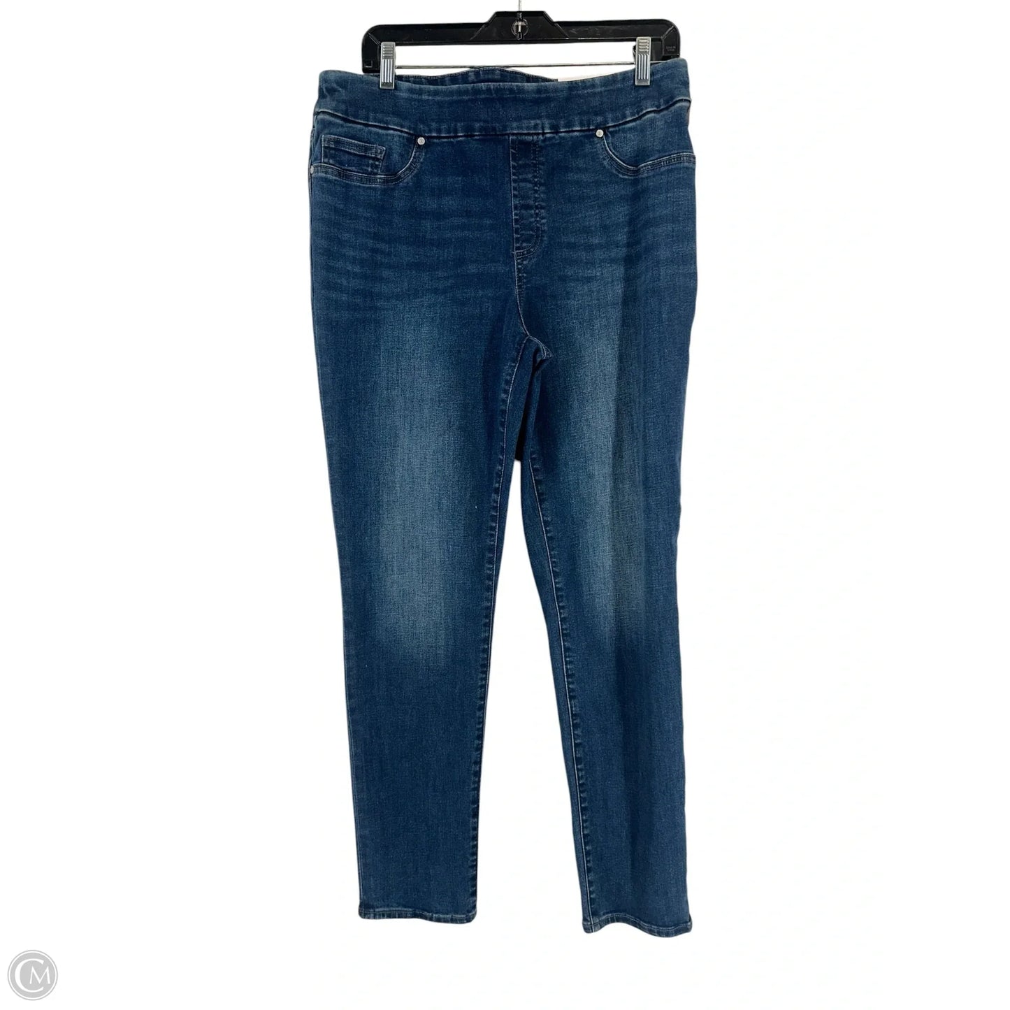 Jeans Jeggings By Chicos In Blue Denim, Size: 10
