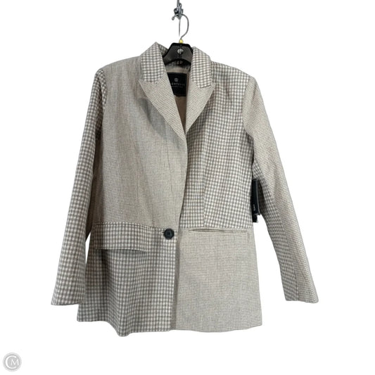 Blazer By Bagatelle In Brown & Cream, Size: S