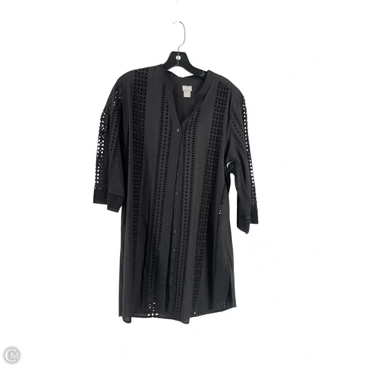 Top Long Sleeve By Chicos In Black, Size: 2