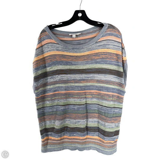 Top Short Sleeve By Chicos In Multi-colored, Size: Xl