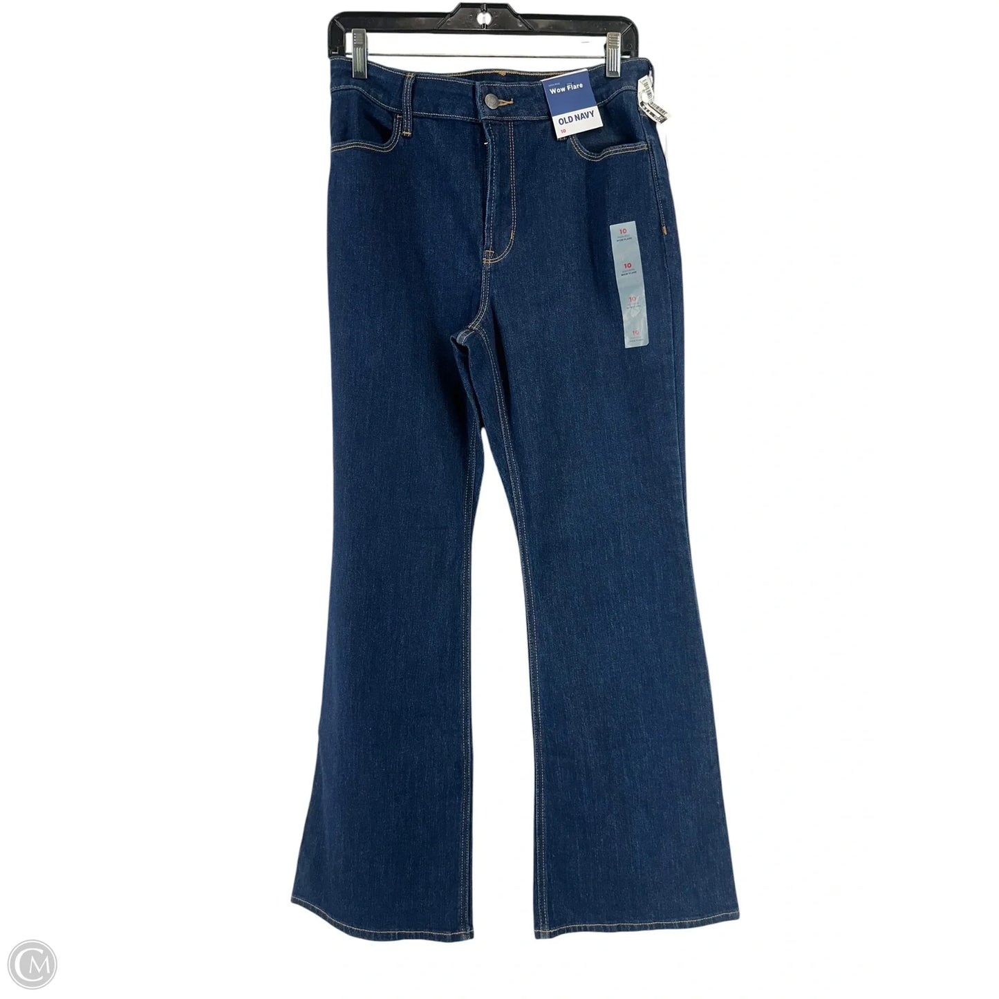 Jeans Flared By Old Navy In Blue Denim, Size: 10