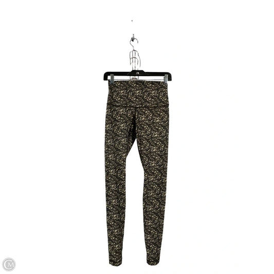 Athletic Leggings By Lululemon In Brown, Size: M