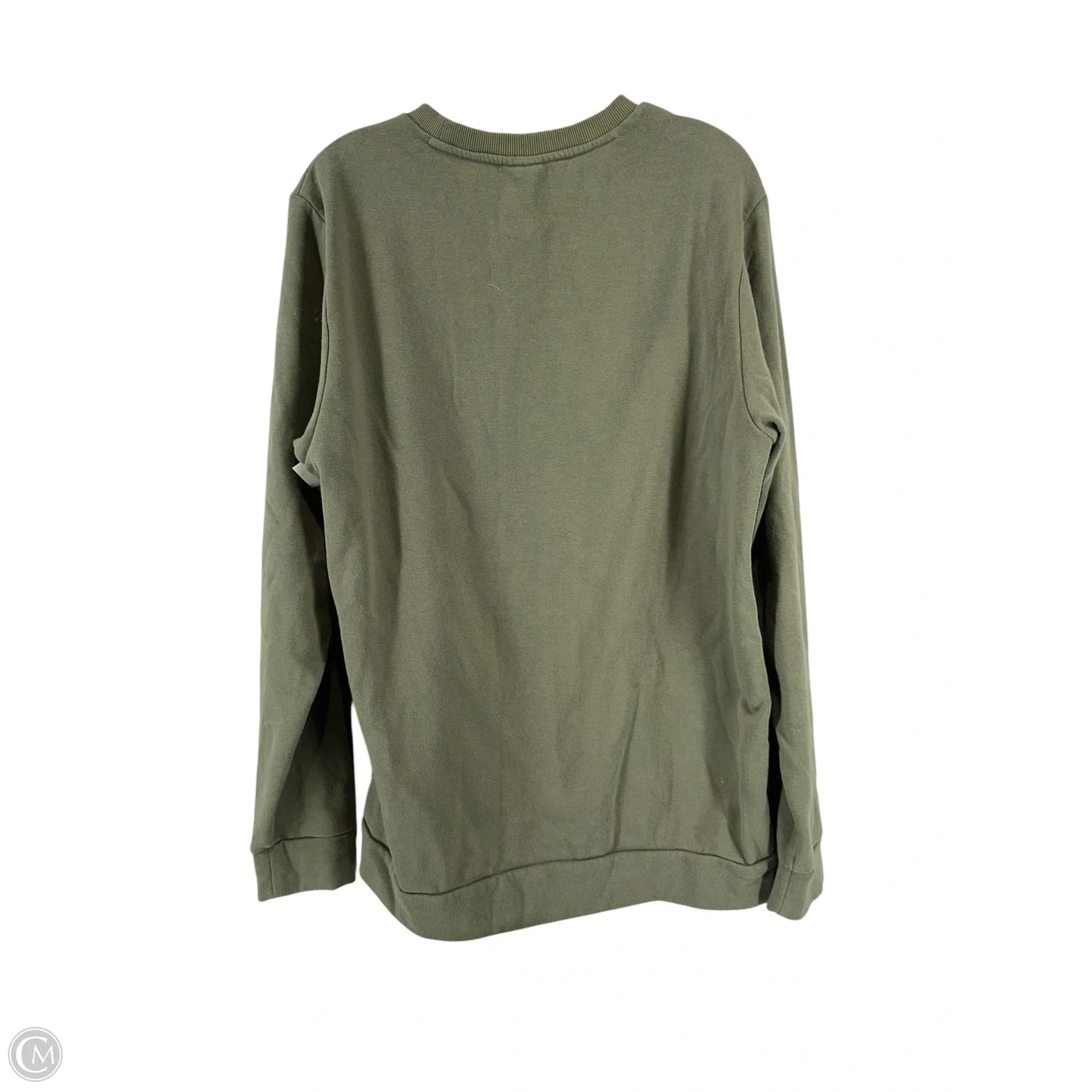 Sweatshirt Crewneck By Adidas In Green, Size: L