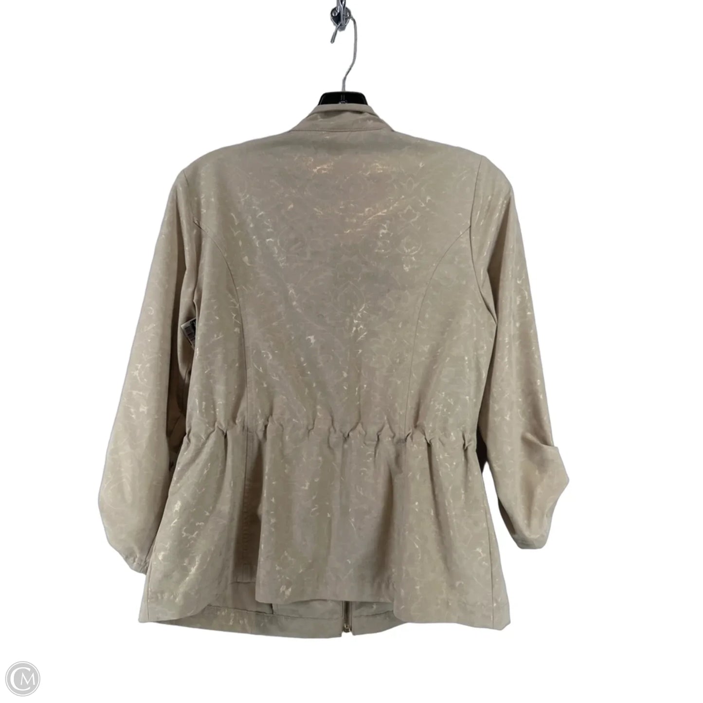Top Long Sleeve By Chicos In Tan, Size: M