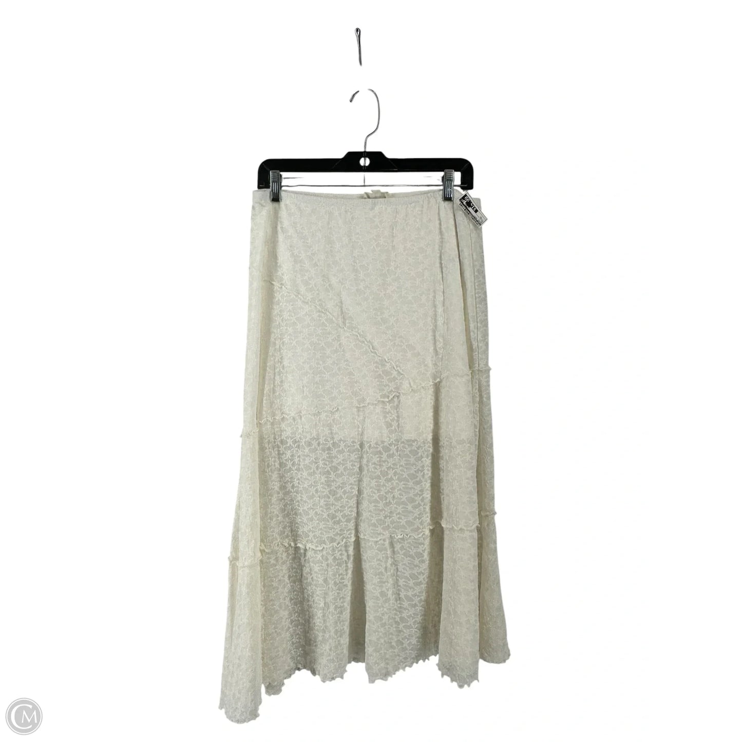 Skirt Maxi By See You Monday In White, Size: Xl