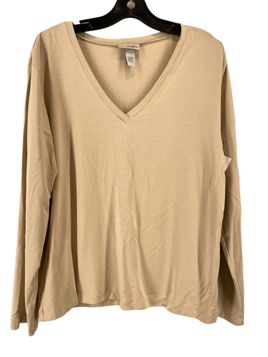 Top Long Sleeve Basic By Chicos  Size: 3