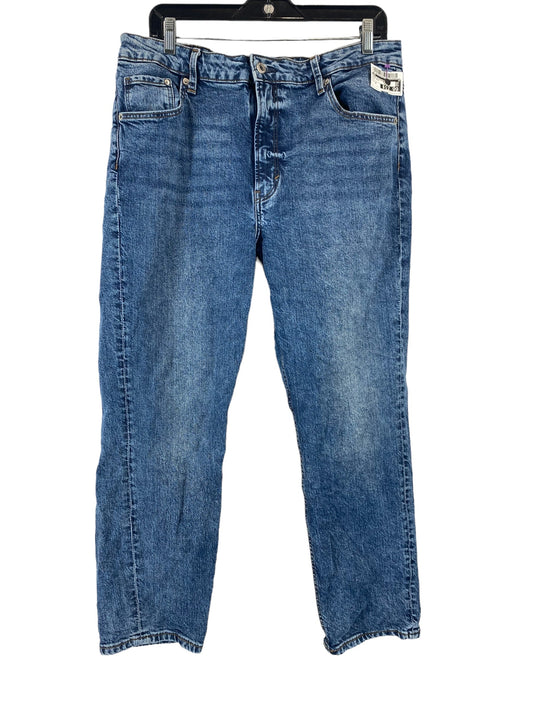 Blue Denim Jeans Boyfriend H&m, Size 16