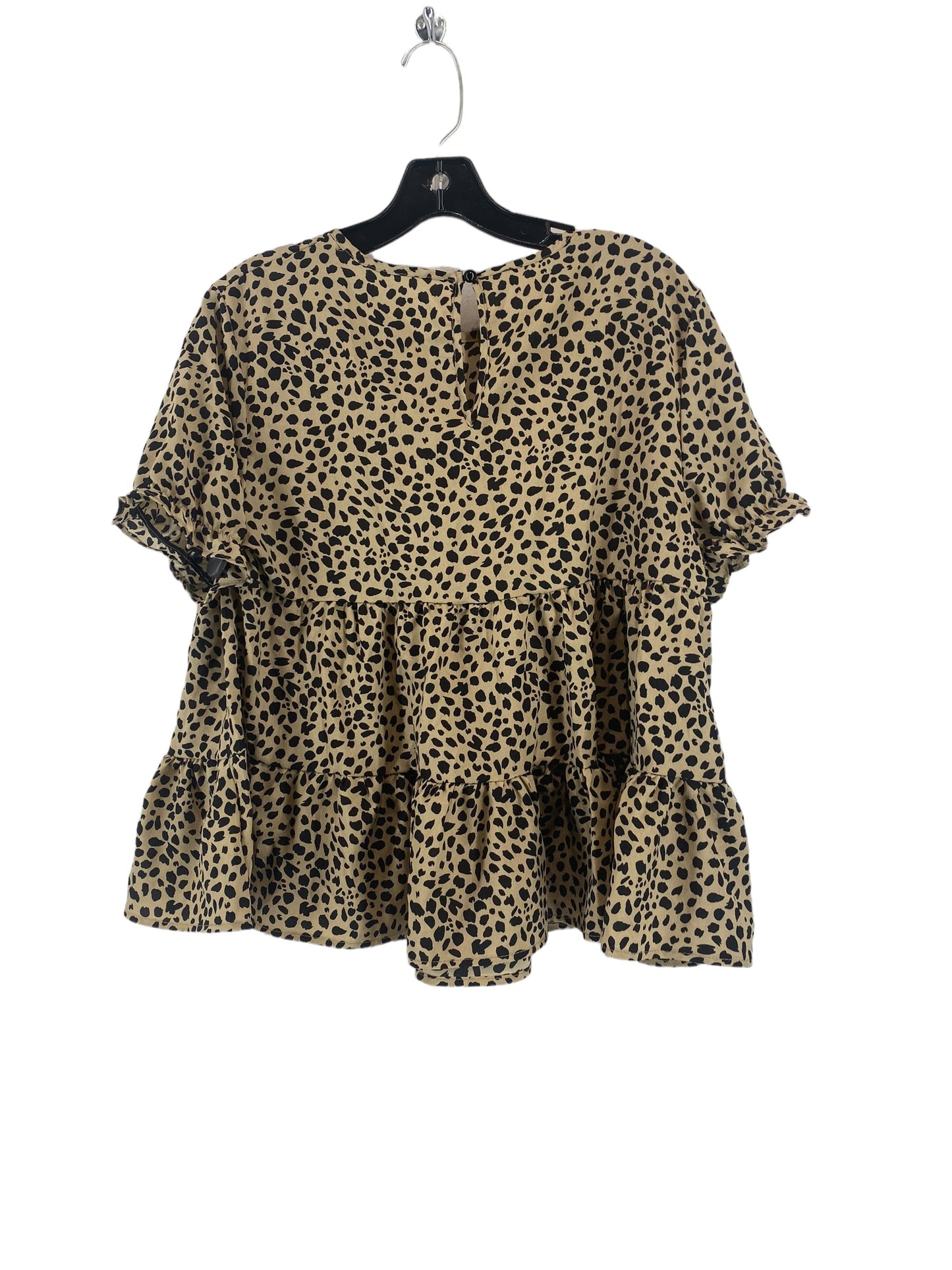 Blouse Short Sleeve By Shein  Size: L