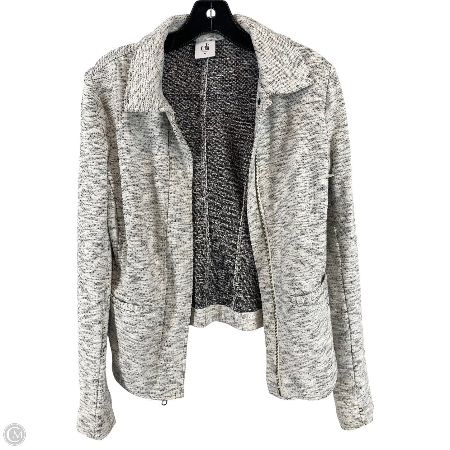 Jacket Other By Cabi In Grey & White, Size: Xs