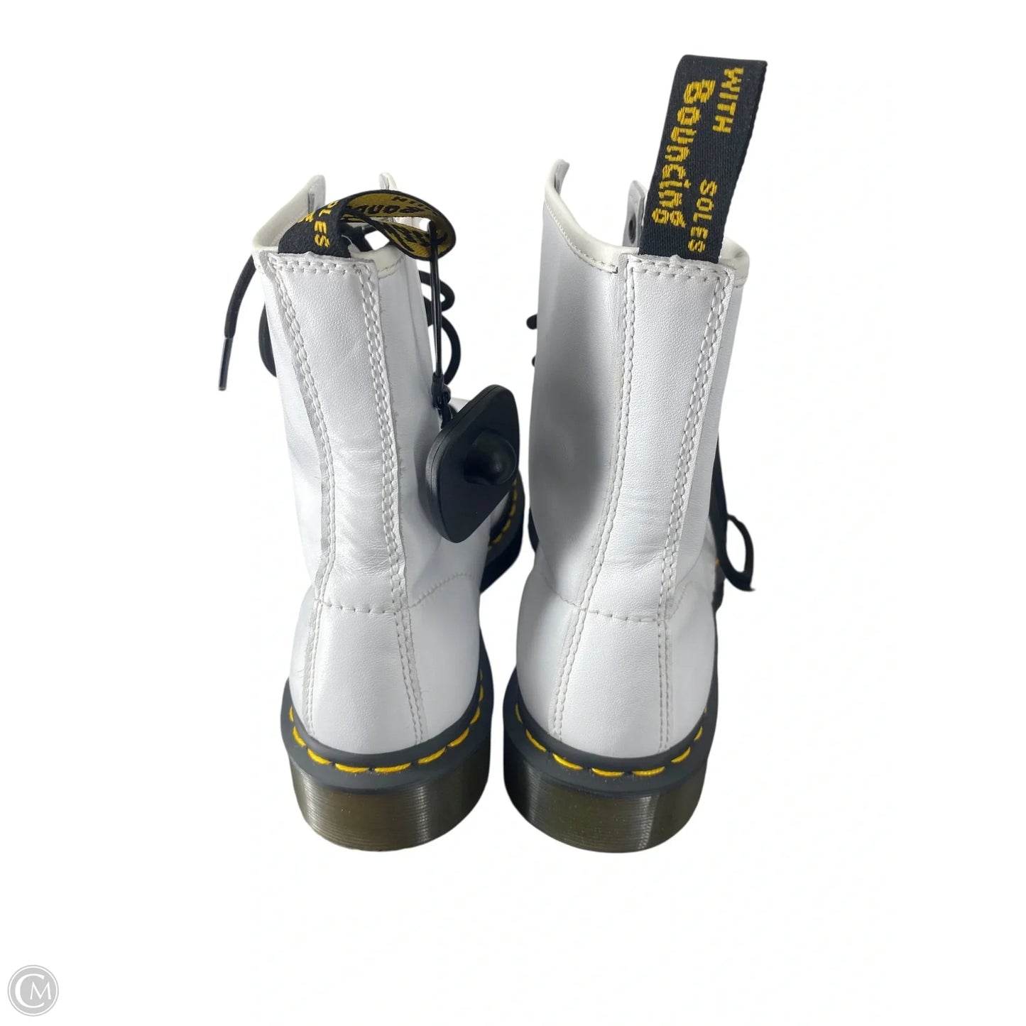 Boots Combat By Dr Martens In White, Size: 8