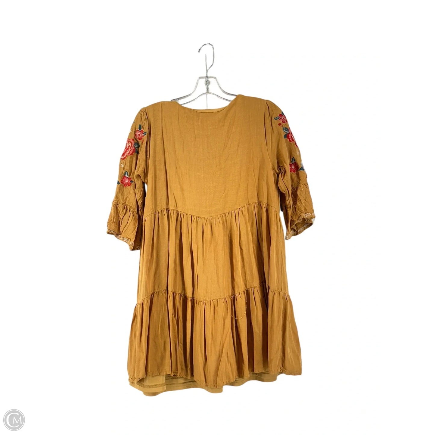 Dress Casual Short By Savanna Jane In Yellow, Size: S