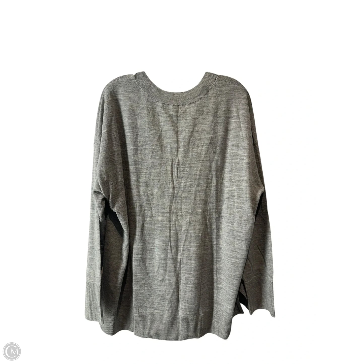 Top Long Sleeve By Banana Republic In Grey, Size: Xxl