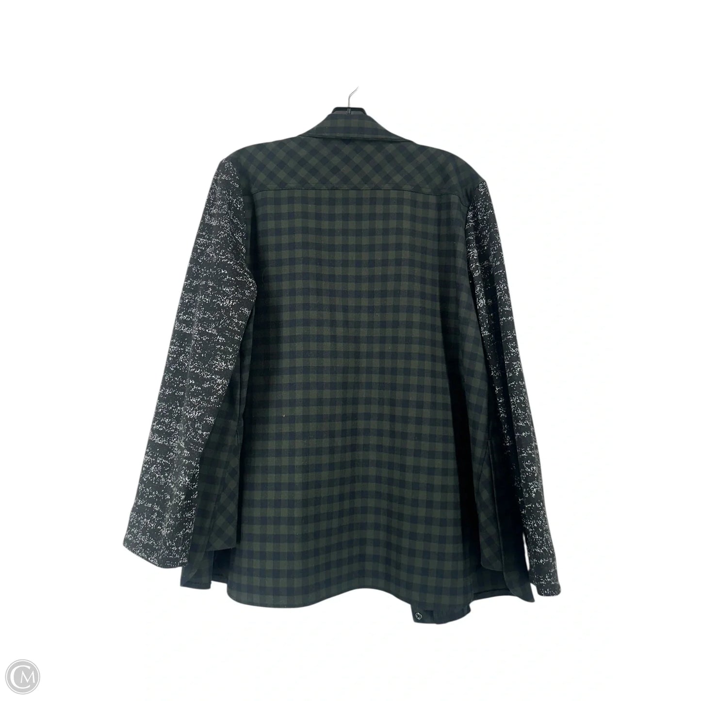 Jacket Other By Logo In Black & Green, Size: M