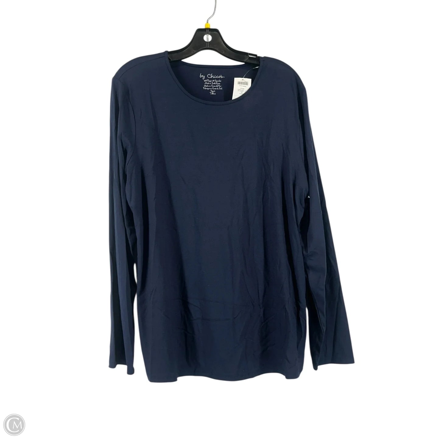 Top Long Sleeve By Chicos In Navy