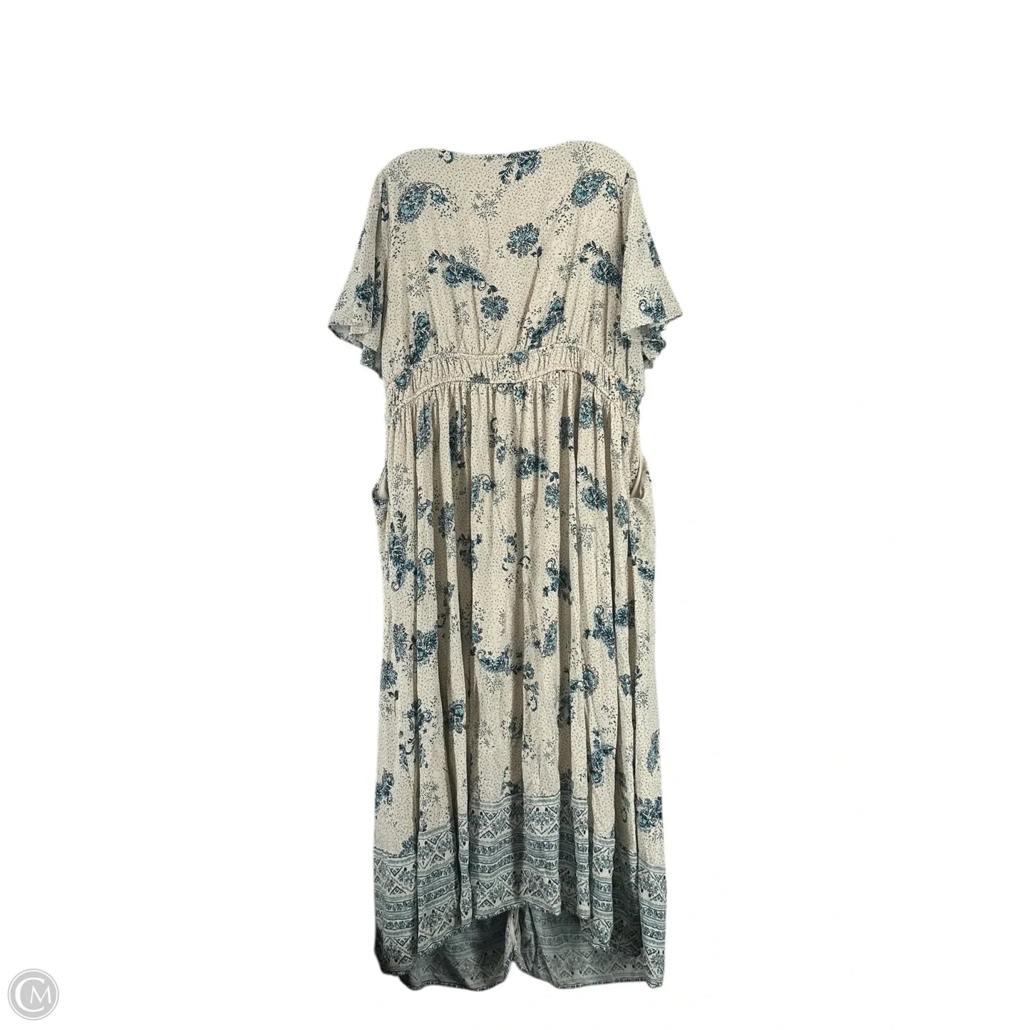 Dress Casual Maxi By Torrid In Cream, Size: 3x