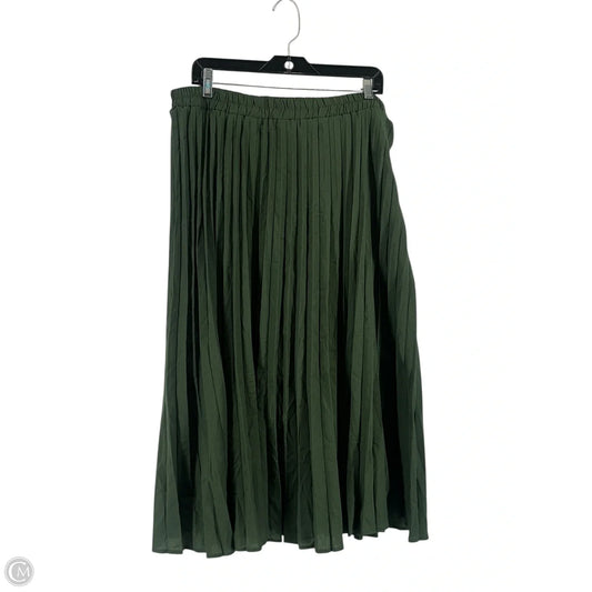 Skirt Maxi By Clothes Mentor In Green, Size: 2x