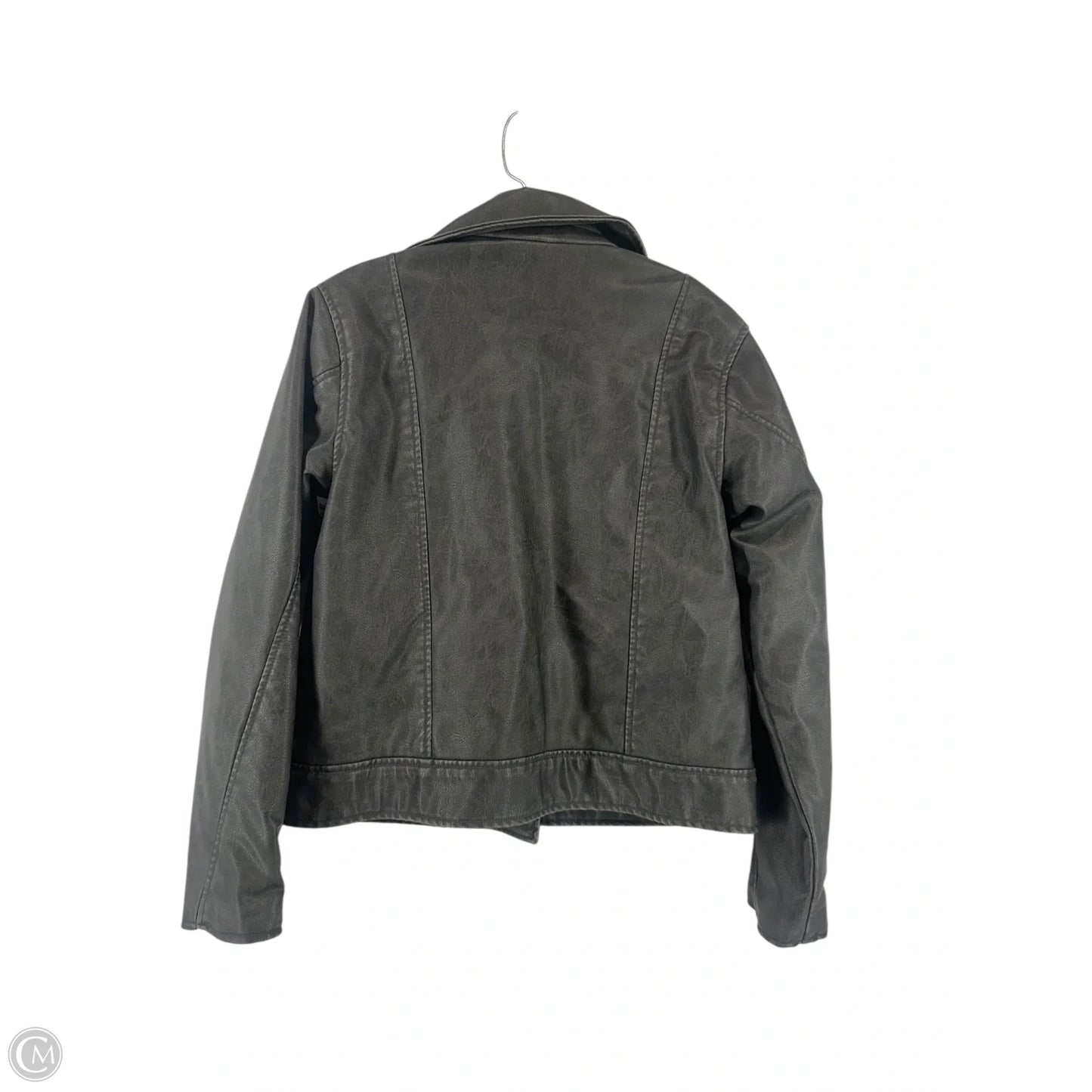 Jacket Moto Leather By Universal Thread In Black, Size: Xs