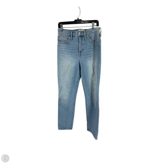 Jeans Straight By Madewell In Blue Denim, Size: 28