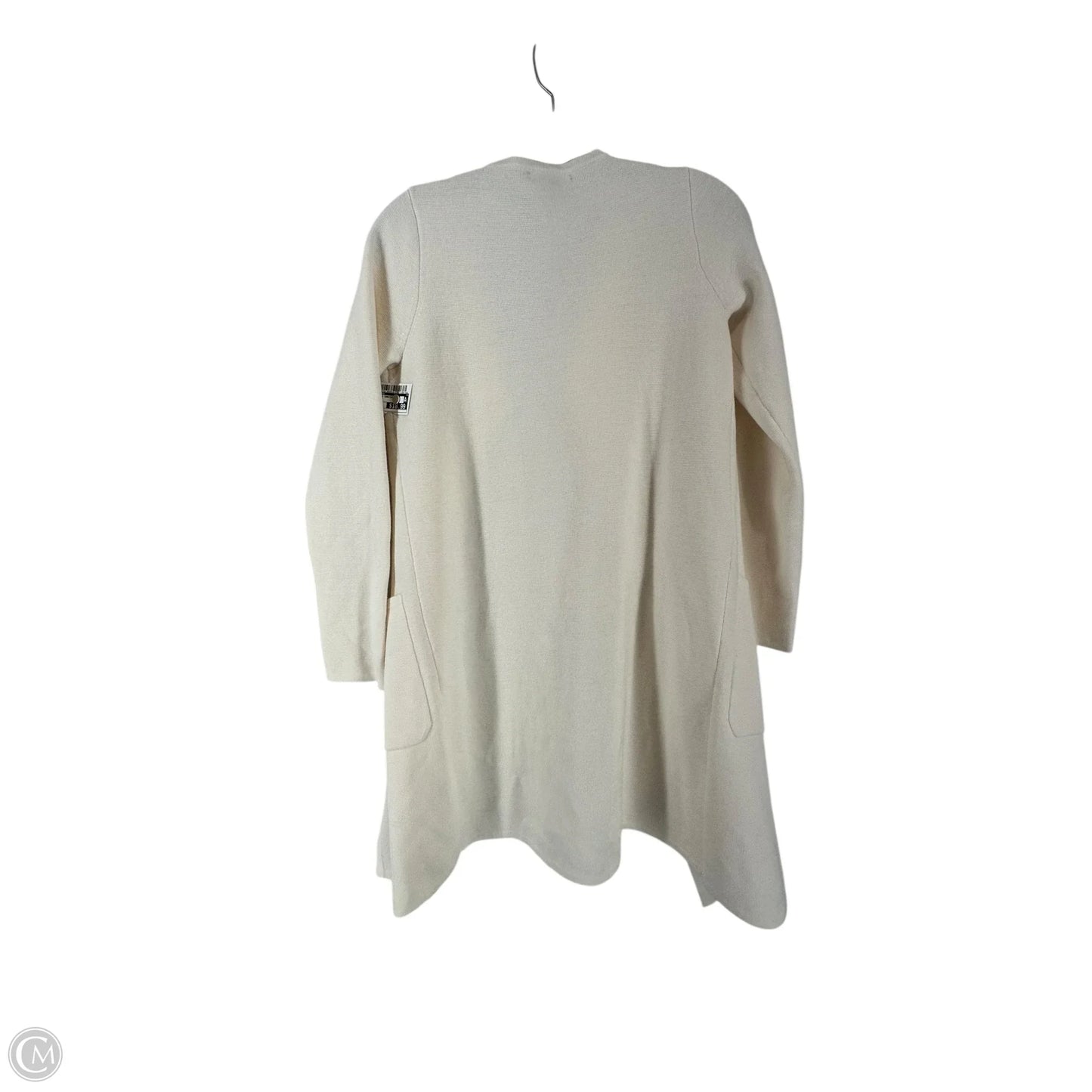 Sweater Cardigan By J. Crew In Cream, Size: Xxs