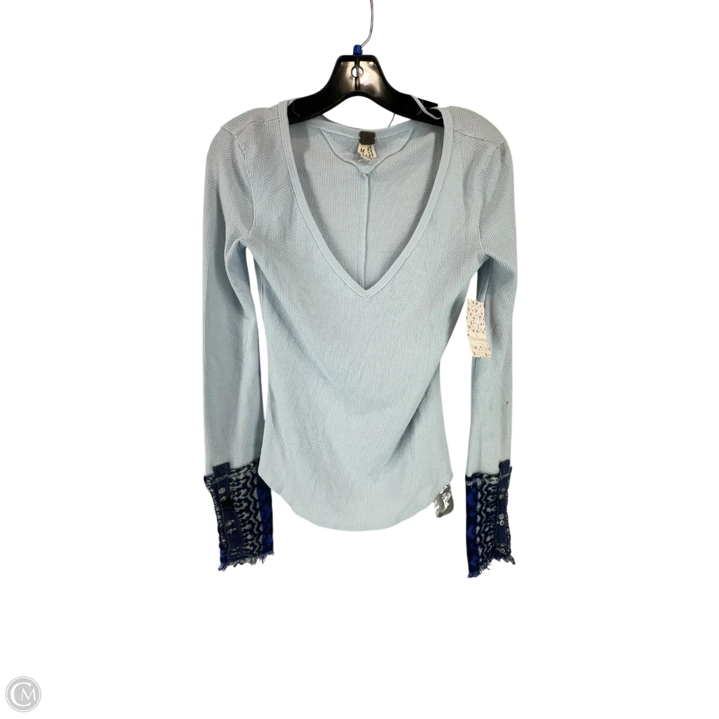 Top Long Sleeve By We The Free In Blue, Size: M