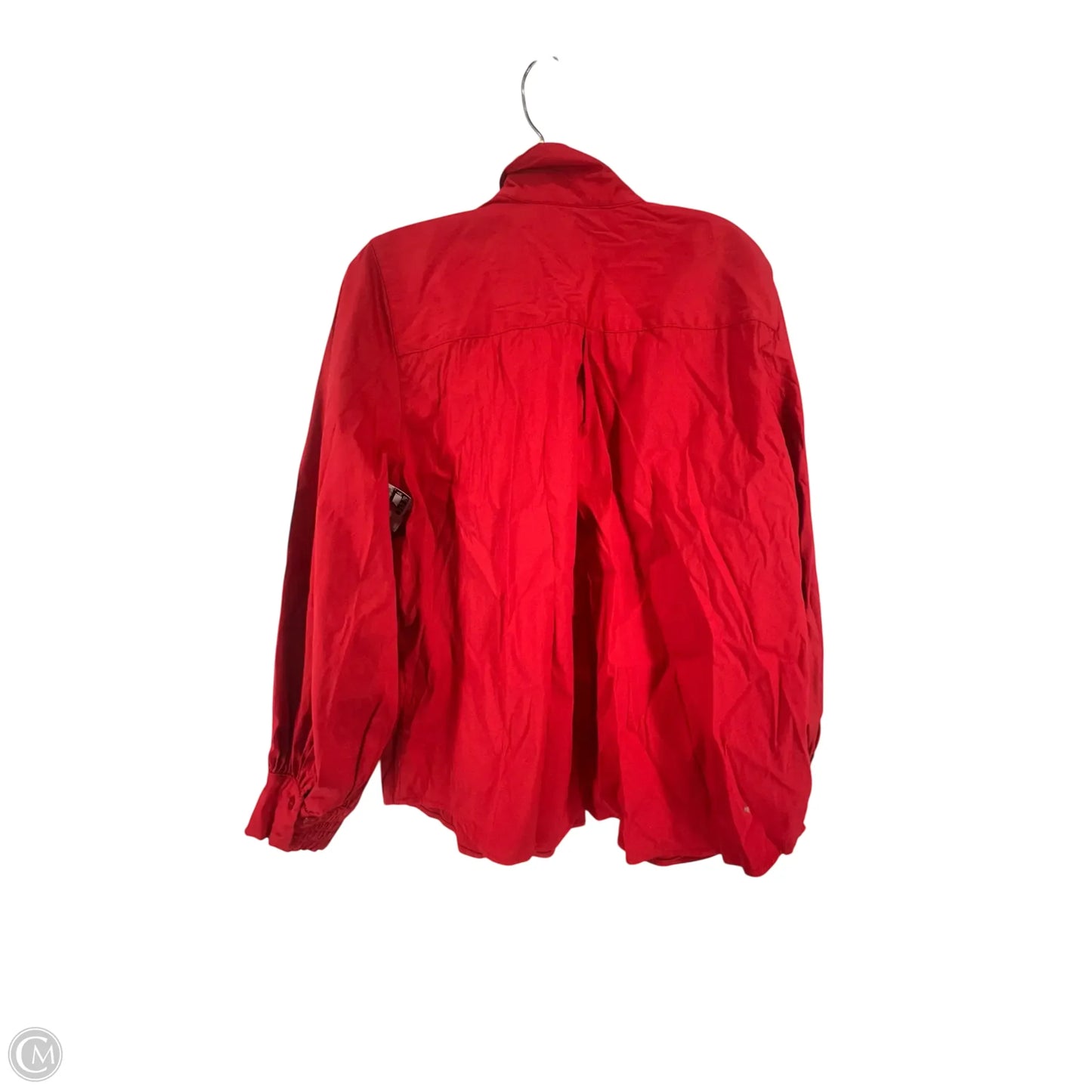 Top Long Sleeve By Chicos In Red, Size: 16