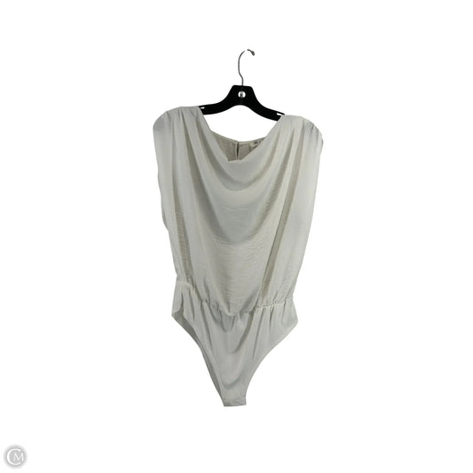Blouse Short Sleeve By She + Sky In White, Size: M