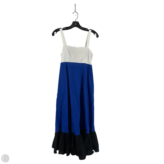 Dress Designer By Kate Spade In Black & Blue, Size: S
