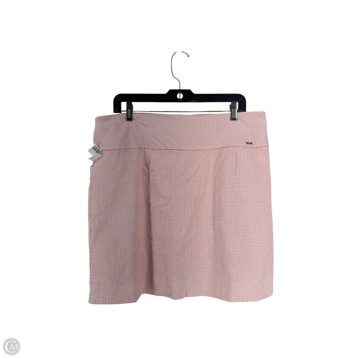 Skort By Sc & Co In Red & White, Size: Xl