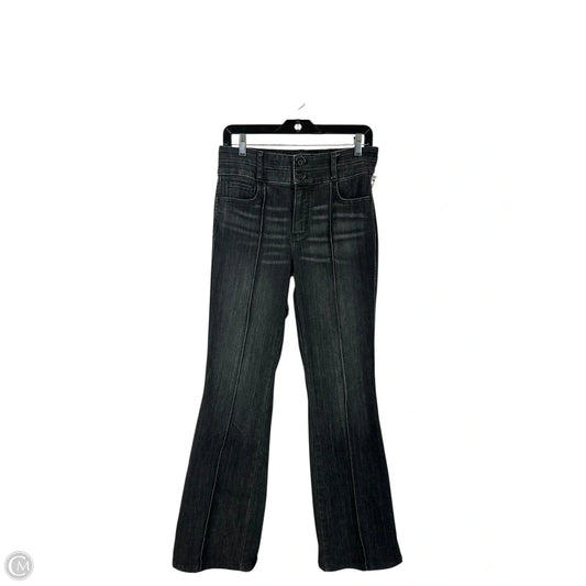 Jeans Flared By White House Black Market In Black Denim, Size: 6