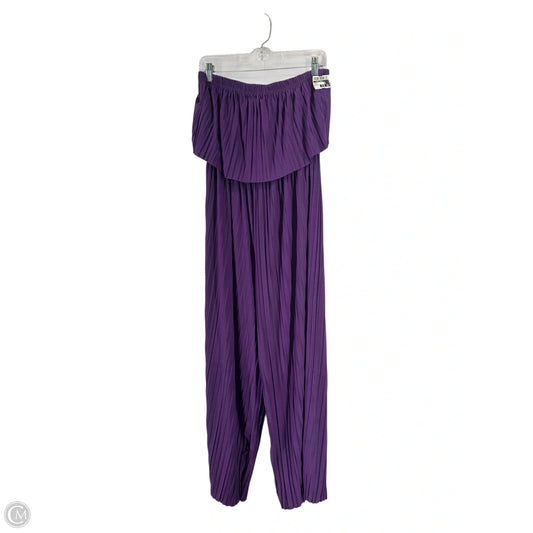 Jumpsuit By Clothes Mentor In Purple, Size: L