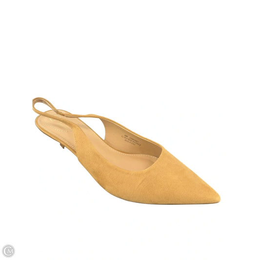 Shoes Heels Kitten By Cato In Tan, Size: 10