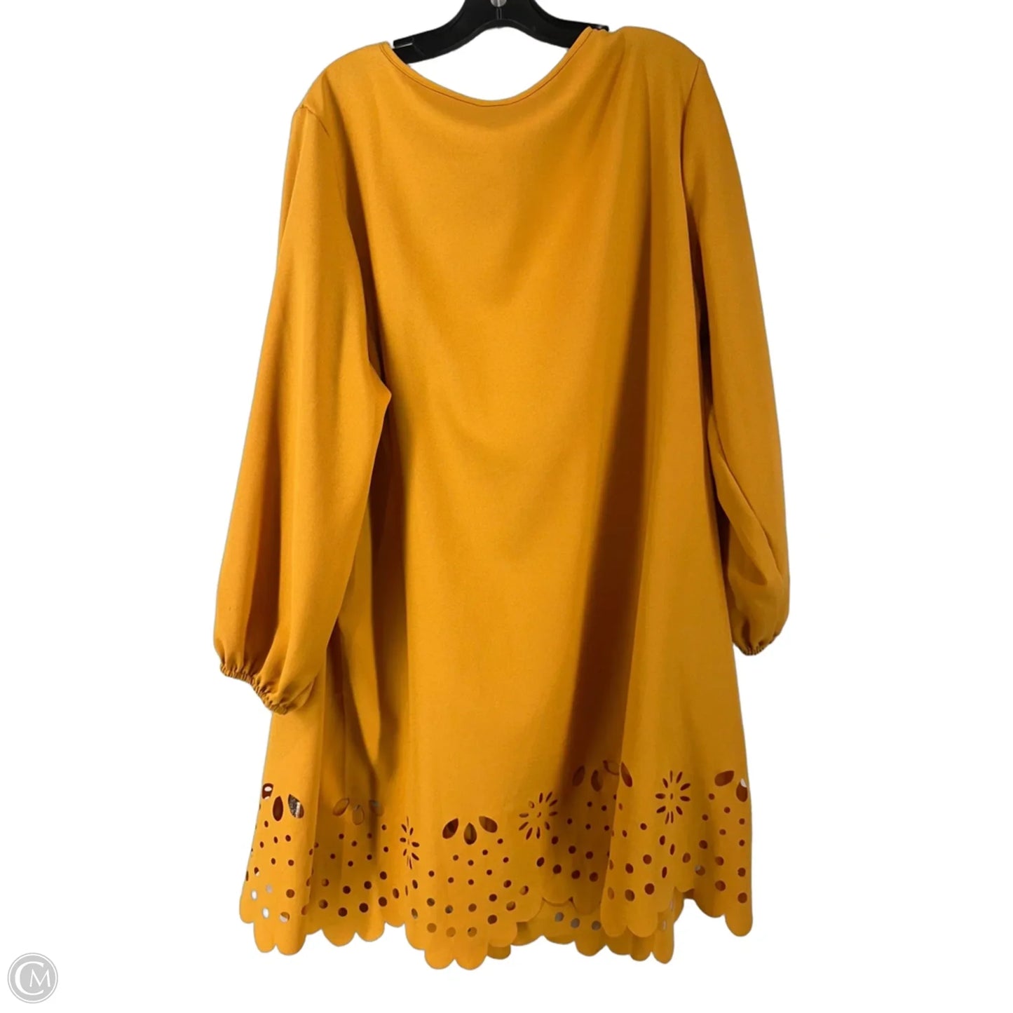 Dress Casual Short By Shein In Yellow, Size: 2x