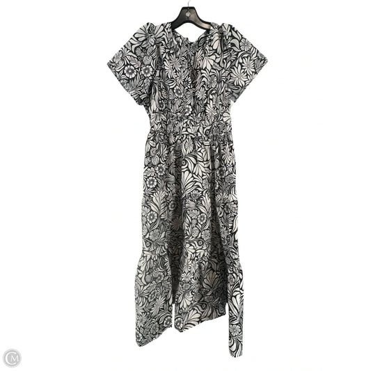 Dress Party Long By Anthropologie In Black & White, Size: Mp