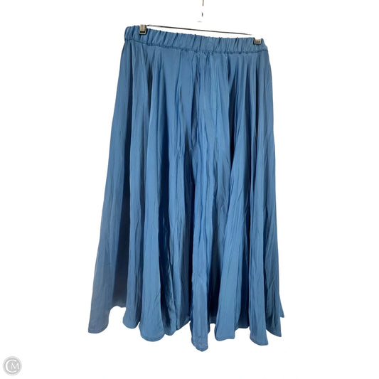 Skirt Midi By J. Jill In Blue, Size: M