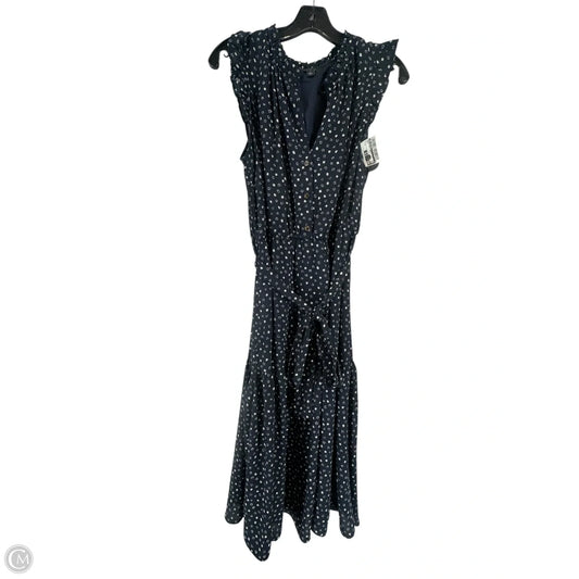 Dress Party Midi By Ann Taylor In Navy, Size: M