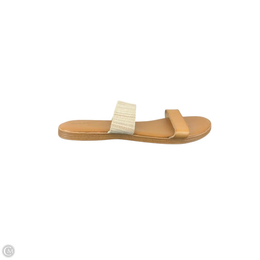 Sandals Flats By Universal Thread In Tan, Size: 8.5