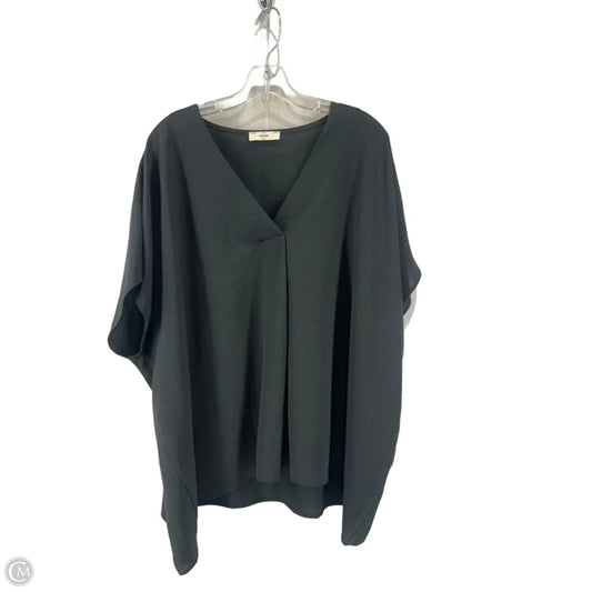 Top Short Sleeve By Entro In Black, Size: L