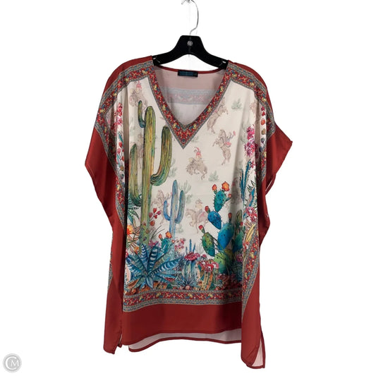 Top Short Sleeve By Clothes Mentor In Multi-colored, Size: Xl