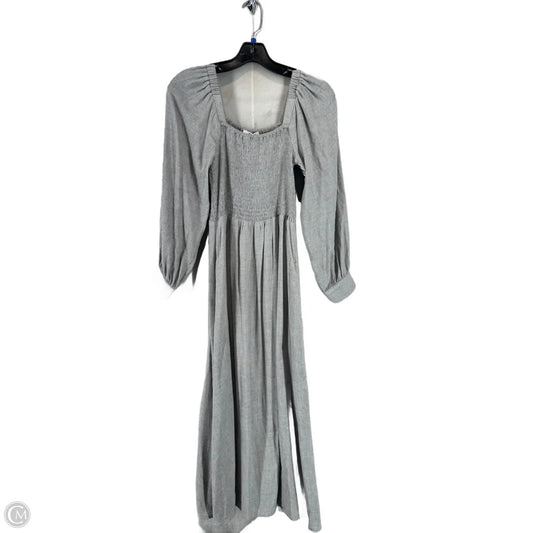 Dress Casual Maxi By Madewell In Grey, Size: Xs