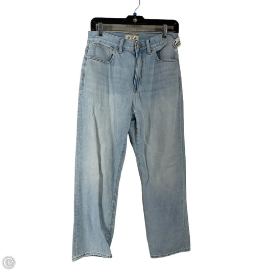 Jeans Straight By Madewell In Blue Denim, Size: 4