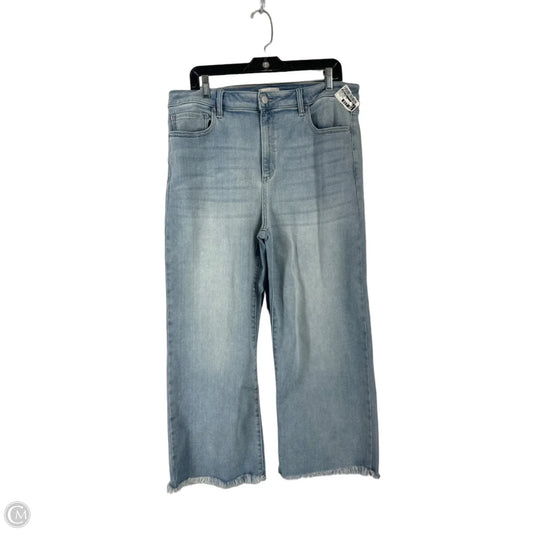 Jeans Wide Leg By Sneak Peek In Blue Denim, Size: 14