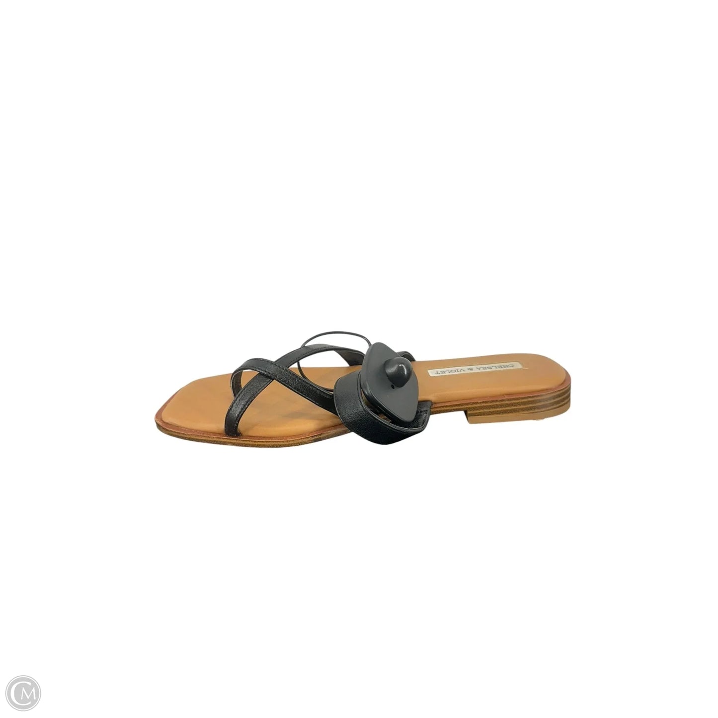 Sandals Flats By Chelsea And Violet In Black & Brown, Size: 7