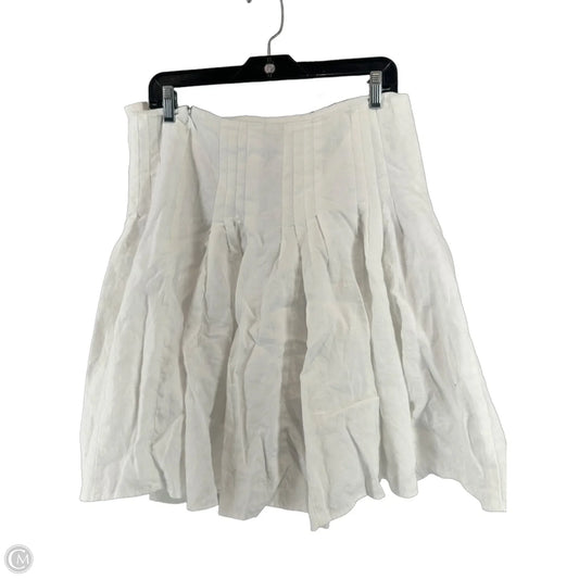 Skirt Mini & Short By Loft In White, Size: 8