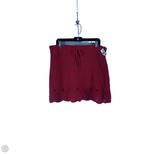 Skirt Mini & Short By Universal Thread In Red, Size: Xl
