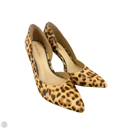 Shoes Heels Stiletto By Gianni Bini In Animal Print, Size: 7