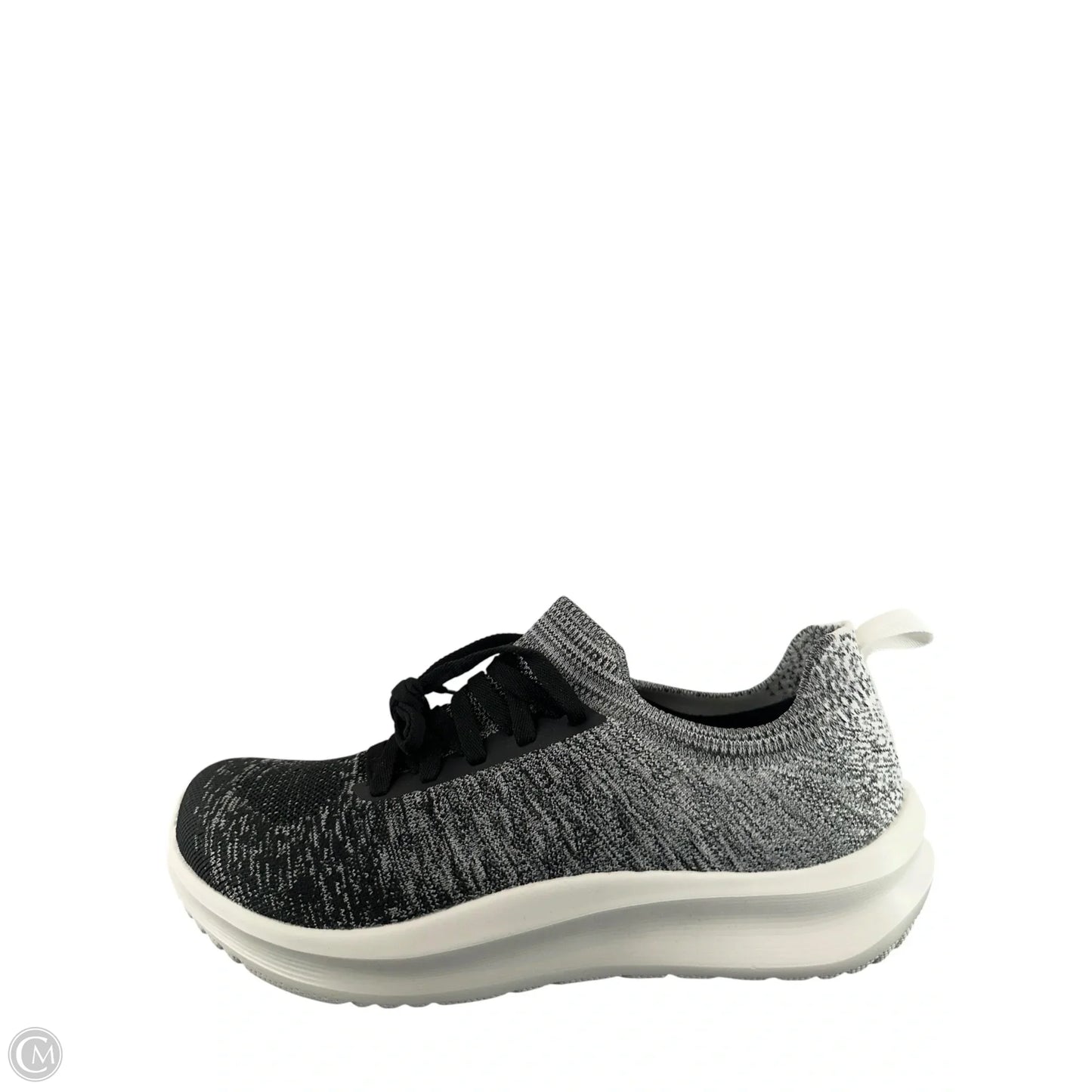 Shoes Athletic By Clarks In Black & White, Size: 10