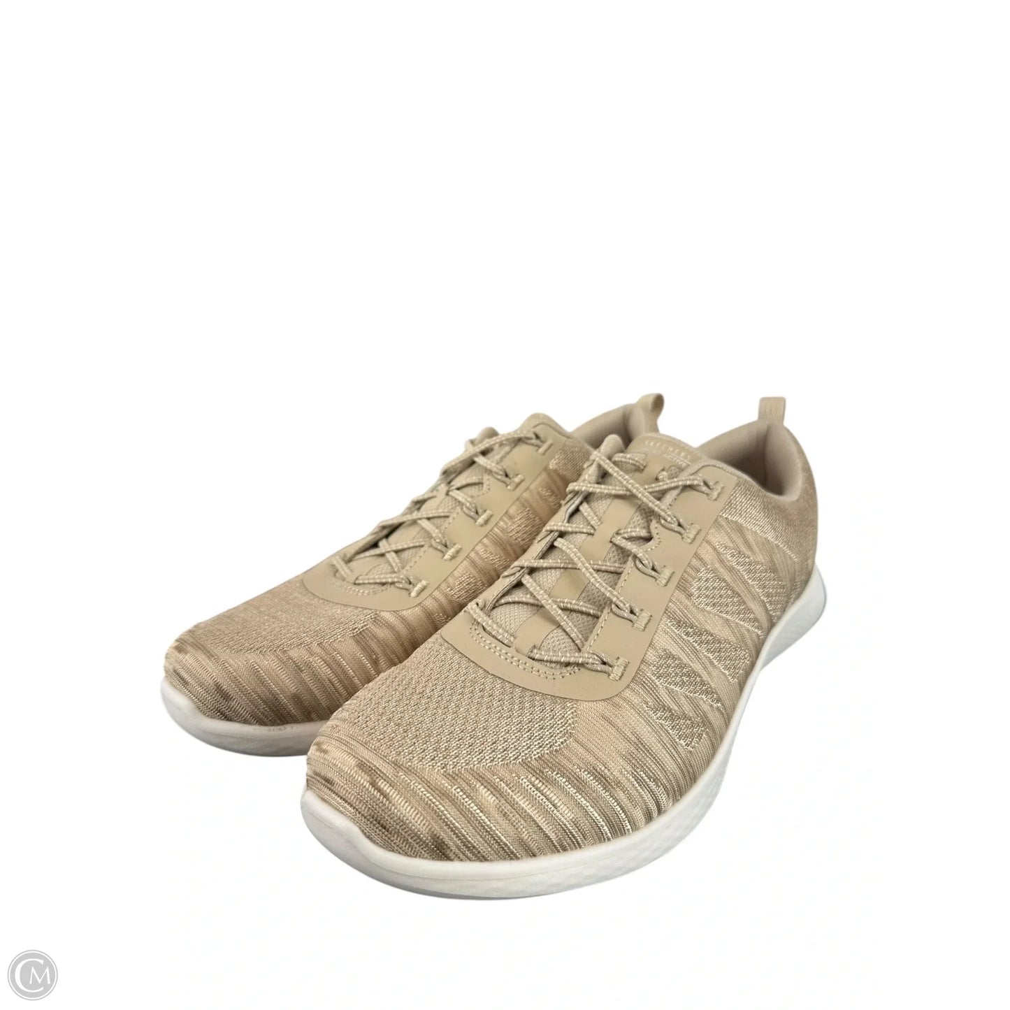 Shoes Sneakers By Skechers In Taupe, Size: 10