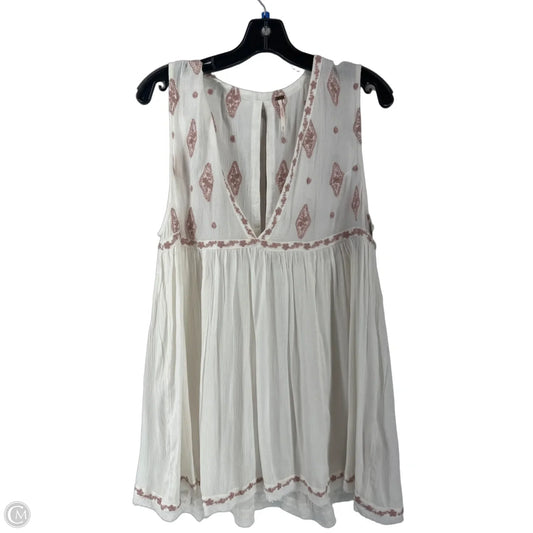 Top Sleeveless By Free People In White, Size: M