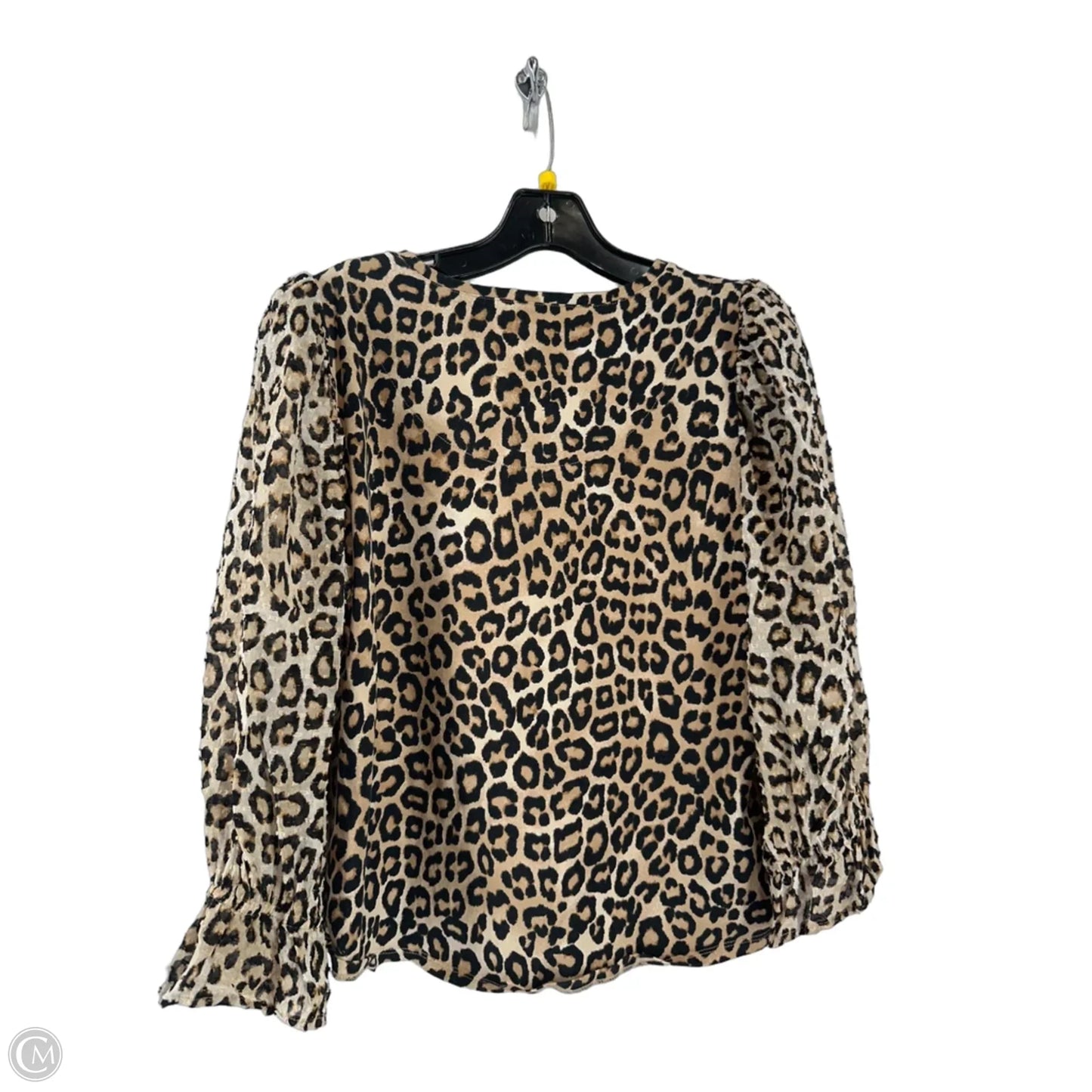 Top 3/4 Sleeve By Chicos In Animal Print, Size: M