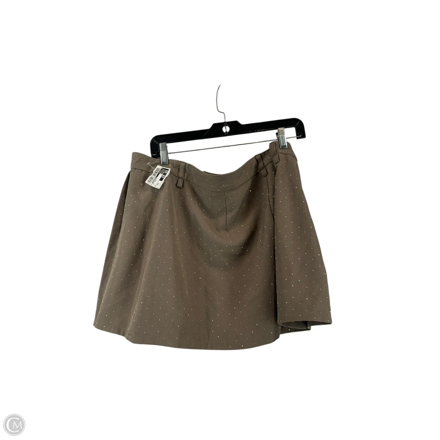 Skirt Midi By No Boundaries In Grey, Size: Xxl